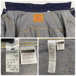 【曜日割引対象外】 リーバイス Levi's LVC 1936 506XXE T-BACK 日本製 赤耳 濃紺 70506-0028 ジャケット ブルー 46サイズ 201MT-4857 VB