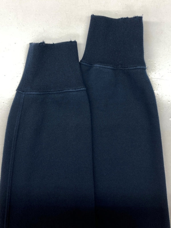 サカイ sacai 21AW × Fragment Design フラグメント Pullover Hoodie プルオーバー フーディ ダメージ加工 SF 紺 21-0315S サイズ 2 パーカ ロゴ ネイビー 104MT-1595