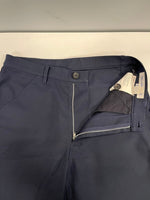 コムデギャルソン COMME des GARCONS COMME des GARCONS SHIRT フランス製 切り替えダブルニー ウールパンツ 紺 S20160 スラックス ネイビー XS 101MB-767