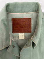 ダブルアールエル RRL SANTAFE WORK JACKET サンタフェ ワーク ジャケット デニム Gジャン ボタン 加工 Ralph Lauren ターコイズ 緑 ジャケット 無地 グリーン Mサイズ 104MT-2071