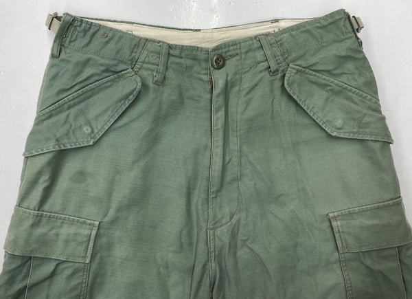 ミリタリー Military 70s 70年代 U.S.ARMY M-65 フィールドパンツ TALON ZIP アメリカ軍 Vintage ヴィンテージ 緑 無地 カーゴパンツ カーキ 104MB-201