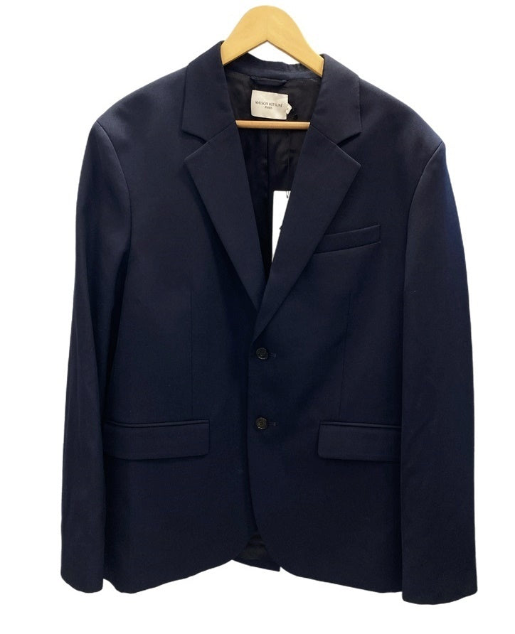 メゾン キツネ MAISON KITSUNE PARIS TAILORED JACKET テーラードジャケット ダークネイビー  IU02132WT0011 サイズ 50 ジャケット 無地 ネイビー 101MT-2347