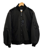 シオタ CIOTA スビンコットン ナイロン ツイル L-2A フライトジャケット ナイロンジャケット 黒 BZLM-105M サイズ5 ジャケット ブラック 101MT-4484