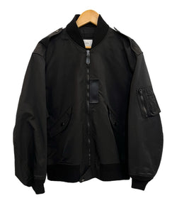 シオタ CIOTA スビンコットン ナイロン ツイル L-2A フライトジャケット ナイロンジャケット 黒 BZLM-105M サイズ5 ジャケット ブラック 101MT-4484