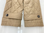 バーバリー Burberry ロンドン LONDON 三陽商会 ダッフルコート トグル ナイロン フーディ キルティング 裏地ノバチェック BEIGE  B1C08-263-50 コート ベージュ SIZE40 104LT-219