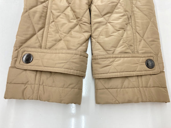 バーバリー Burberry ロンドン LONDON 三陽商会 ダッフルコート トグル ナイロン フーディ キルティング 裏地ノバチェック BEIGE  B1C08-263-50 コート ベージュ SIZE40 104LT-219