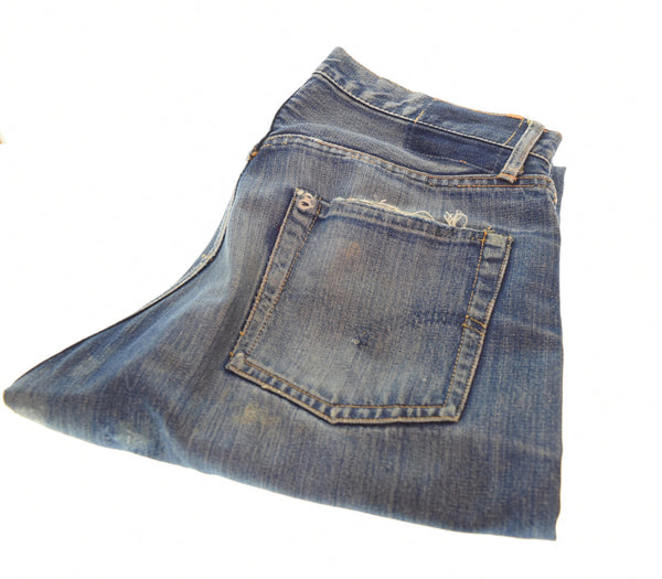 リーバイス Levi's 60's 501ZXX 紙パッチ ギャラ無し 60年代 センターオフセット ボタン裏:K リベット裏:アルミトップボタン:銅 両爪 カムクロック GRIPPER ZIPPER グリッパージッパー デニム ブルー 103MB-596