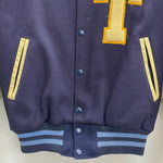 【曜日割引対象外】 ゴールデンベアー GOLDEN BEAR 60's Stadium Varsity Jacket スタジャン ジャケット ネイビー Mサイズ 201MT-4019 VB