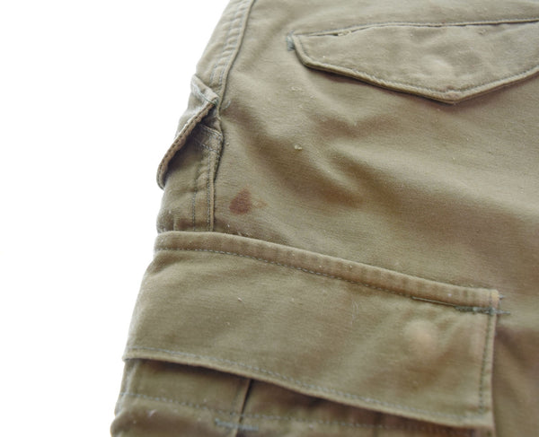 ミリタリー Military 60s アメリカ軍 M-65 フィールドカーゴパンツ 60's RAPIDジッパー DSA-100-67-C-1276 カーゴパンツ カーキ 103MB-512