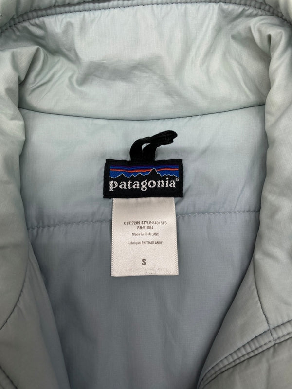 パタゴニア Patagonia 05AW PUFFBALL VEST パフボール ベスト ジップアップ アウトドア ブルーグレー 灰 青 84015F5 ベスト ロゴ グレー Sサイズ 104MT-2199