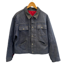 ヴィンテージ vintage 60's 60年代 unknown ストア系 2nd TYPE デニムジャケット トラッカー Gジャン 裏地キルティング セカンド ジャケット ブルー 101MT-5445