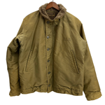 【曜日割引対象外】 ヴィンテージ vintage 40's U.S.NAVY N-1 DECK JAKET USN ピケ ジャケット カーキ 201MT-3583 VB