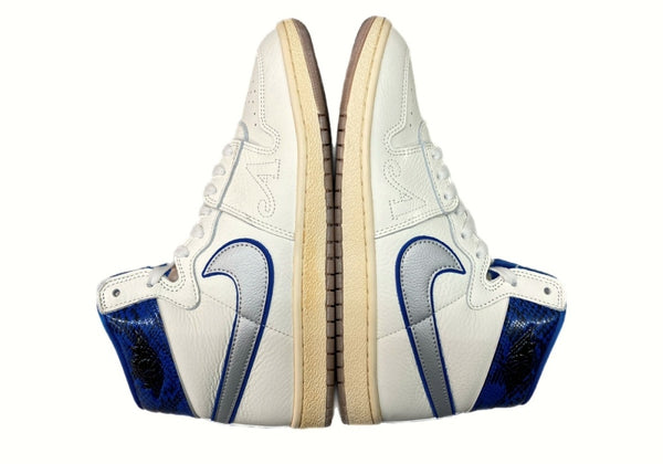 ナイキ NIKE 24年製 × AWAKE NY アウェイク AIR SHIP PE SP エア シップ ハイカット シューズ AJ 白 青 FN8675-104 メンズ靴 スニーカー ホワイト 27.5cm 104S-635