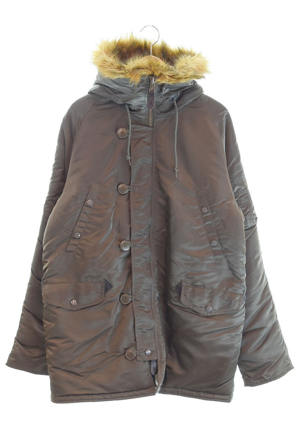 アルファ インダストリーズ ALPHA INDUSTRIES ×DUFFER ダファー フライトジャケット N-3B 20094-9776 ジャケット カーキ LLサイズ 103MT-2153