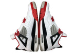 ナイキ NIKE 20年製 AIR JORDAN 4 RETRO FIRE RED エア ジョーダン レトロ ファイヤー レッド AJ4 スウッシュロゴ 白 赤 黒 DC7770-160 メンズ靴 スニーカー ホワイト 27.5cm 104S-843