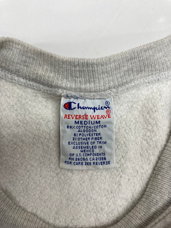チャンピオン Champion 90s 90年代 刺繍タグ REVERSE WEAVE リバースウィーブ  メキシコ製 3段 WILLIAM＆MARY カレッジ 刺繍 灰色 スウェット 刺繍 グレー Mサイズ 104MT-2282