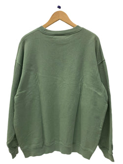 ダイム Dime 靴柄 プリント Puddle Crewneck 裏起毛 スウェット グリーン XLサイズ 201MT-3831
