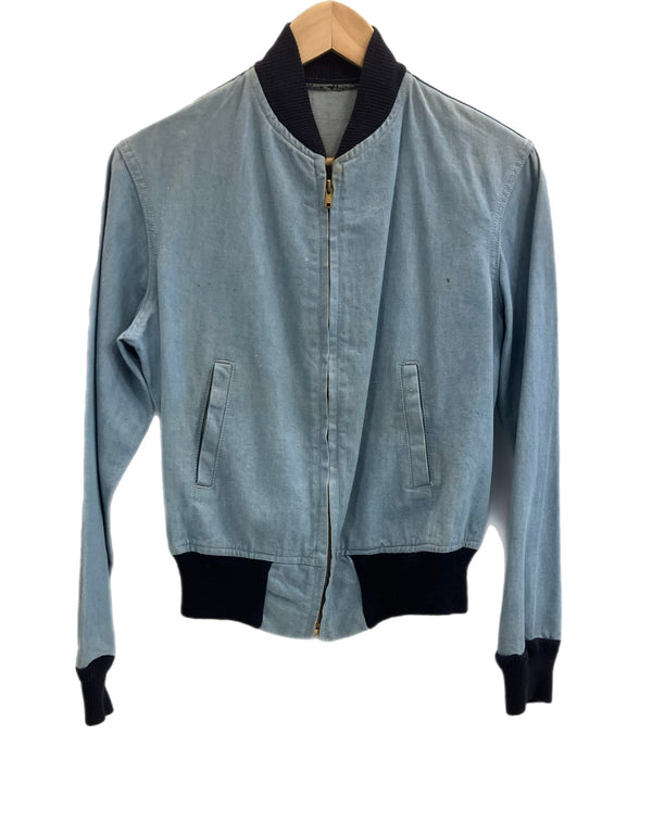 リーバイス Levi's 50’s～60's 50年代 60年代 LIGHTER BLUES TALON ZIP コットンジャケット ブルゾン タンカー ボンバージャケット シャンブレー vintage ヴィンテージ - ジャケット ブルー 101MT-4121