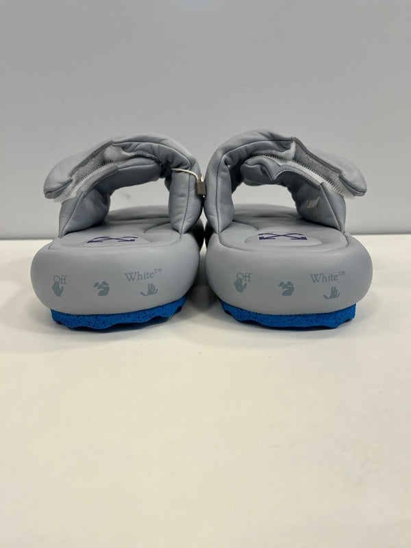 オフホワイト Off-White Meteor メテオ パデッドサンダル レザースライド メンズ靴 サンダル その他 グレー EU40 101sh-2152