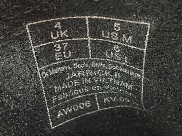 ドクターマーチン Dr.Martens JARRICK II フロントジップ ファスナー レースアップ 厚底 レザー MADE IN VIETNAM ベトナム製 BLACK 黒 AW006 KV09X レディース靴 ブーツ その他 ブラック EU37 104S-920