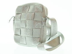 シュプリーム SUPREME 24SS Woven Shoulder Bag ウーブンショルダー バッグ LOGO ロゴ バッグ メンズバッグ ショルダーバッグ・メッセンジャーバッグ グレー 103B-91