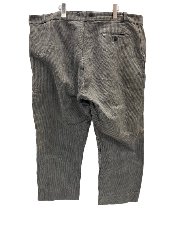 ヴィンテージ vintage 50's 50年代 EURO ユーロワーク VETEMENTS MONS ピケ ワークパンツ ごま塩 ヘリンボーン メタルフック ボタンフライ ボトムスその他 グレー - 101MB-775