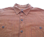 パタゴニア PATAGONIA 00s ORGANIC COTTON SHIRT オーガニックコットンシャツ 00's 53836F6 長袖シャツ ブラウン Sサイズ 103MT-3385