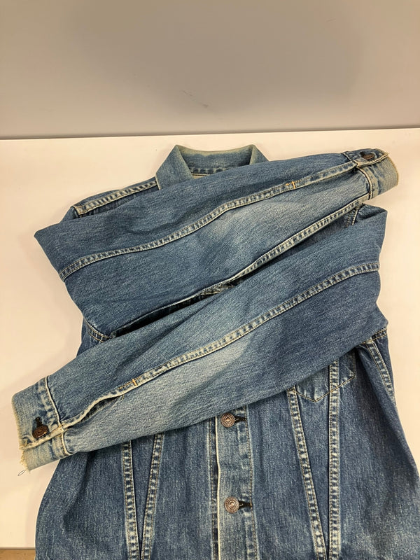 リーバイス Levi's 90's 90年代 71557 3rd BIGE 復刻 デニムジャケット Gジャン トラッカージャケット VINTAGE ヴィンテージ 日本製 71557-0214 38 ジャケット ブルー 101MT-5398