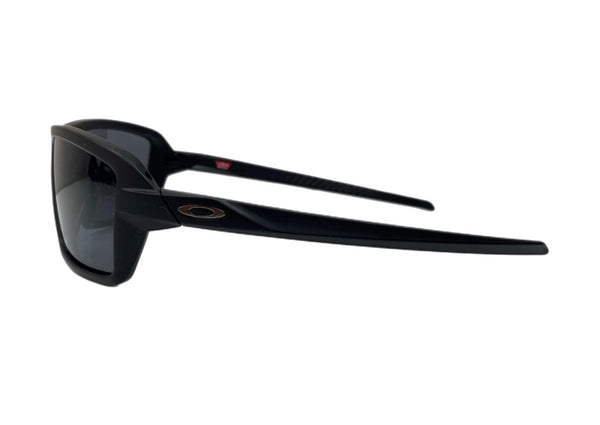 オークリー OAKLEY CABLES ケーブルズ ハイブリッジフィット PRIZM GREY サングラス アイウェア 眼鏡 黒 OO9129-0163 眼鏡・サングラス サングラス ロゴ ブラック 104G-52