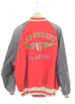 サブストリート Sab Street  90年代 メルトン ウールスタジャン ジャケット レッド 103MT-3240