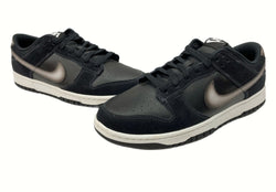 ナイキ NIKE 23年製 DUNK LOW BRUSH ダンク ロー ブラシ スウッシュ ローテク ローカット シューズ 黒 FD6923-001 メンズ靴 スニーカー ブラック 28cm 104-shoes460