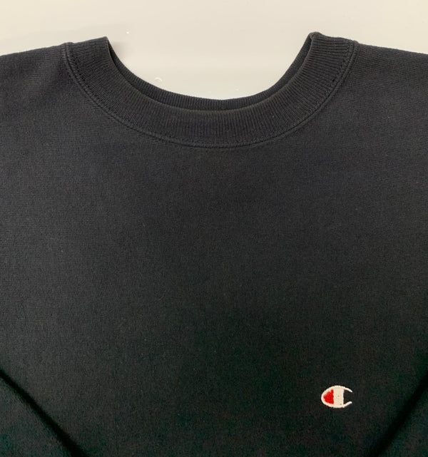 【曜日割引対象外】 チャンピオン Champion 90's reverse weave USA製 スウェット ブラック XXLサイズ 201MT-3141 VB