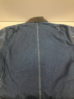 カーハート Carhartt 90's 90年代 デニム チョアコート カバーオール 金ボタン ワッペン VINTAGE ヴィンテージ 46 ジャケット ブルー 101MT-5155