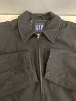 ギャップ GAP 90's~00's 90年代~ OLD GAP 紺タグ ウール メルトン ブルゾン スウィングトップ ジャケット ブラック Lサイズ 101MT-4756