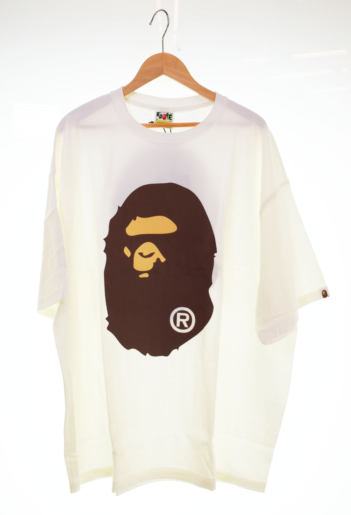 A BATHING APE 】猿顔 BY BATHING APE Tシャツ BAPE 猿顔プリント Tシャツ