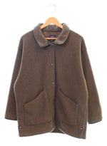 パタゴニア PATAGONIA 96年製 90s 90's 90年代 USA製 シンチラ シャーリング コート ウィメンズ企画 フリースジャケット ユーカリカラー ジャケット ブラウン Mサイズ 103MT-1889