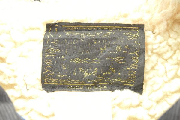 ラングラー Wrangler 70s ランチコート 70's ボアライナー デニムカバーオール ジャケット ネイビー Lサイズ 103MT-2695