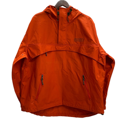 【曜日割引対象外】 ラルフローレン RALPH LAUREN 90's POLO SPORT コットン ナイロン アノラック プルオーバー パーカー ジャケット オレンジ Lサイズ 201MT-4870 VB
