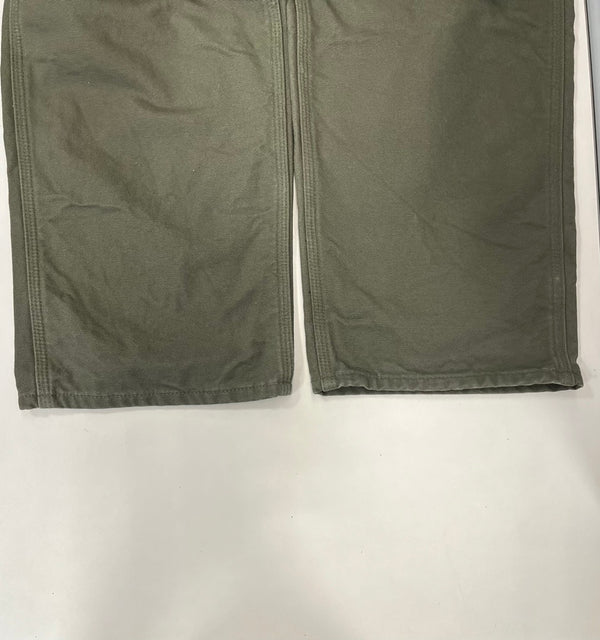 カーハート Carhartt Washed Duck Flannel Lined ウォッシュド ダック フランネル ラインド ペインターパンツ B111 MOS チノパン カーキ W40×L32 101MB-668