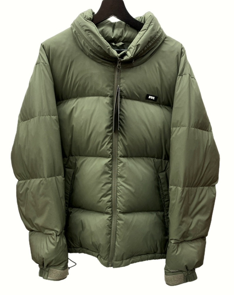 エフティーシー FTC PERTEX DOWN JACKET パーテックス ダウン ジャケット OUTER アウター KHAKI 緑 GREEN  グリーン FTC022AWJ18 ジャケット ワンポイント カーキ Lサイズ 104MT-683 | 古着通販のドンドンサガール