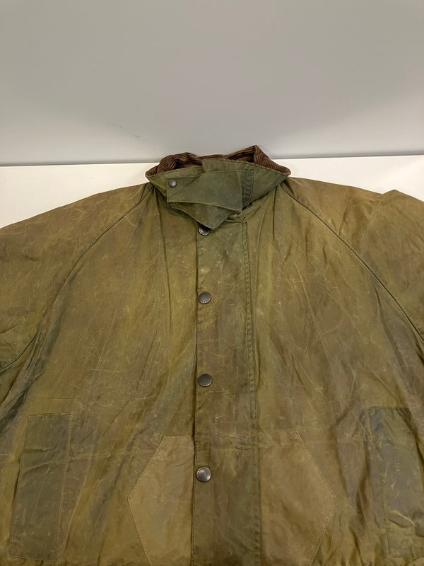 バブアー BARBOUR 90's 90年代 3ワラント BEAUFORT ビューフォート ワックス コットン オイルドジャケット ハーフコート VINTAGE ヴィンテージ A150 C46 ジャケット カーキ 101MT-5239
