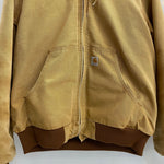 【曜日割引対象外】 カーハート Carhartt 12年製 Duck Active Jacket USA製 ジャケット ベージュ Lサイズ 201MT-3879 VB