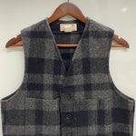 【曜日割引対象外】 フィルソン FILSON 90's マッキーノ ウール ベスト USA製 ベスト ブラック 38サイズ 201MT-4326 VB