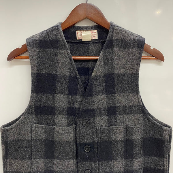 【曜日割引対象外】 フィルソン FILSON 90's マッキーノ ウール ベスト USA製 ベスト ブラック 38サイズ 201MT-4326 VB