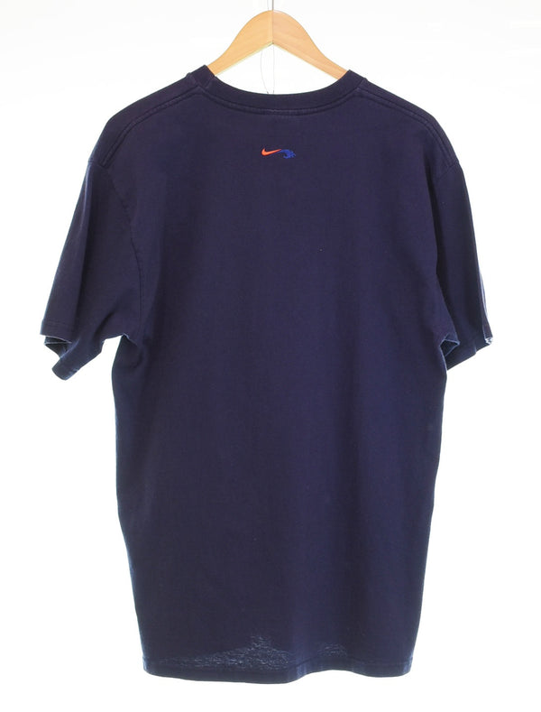 ナイキ NIKE OLD NIKE 00'S スウォッシュ SWOOSH 銀タグ Tシャツ ネイビー Mサイズ 103MT-3201