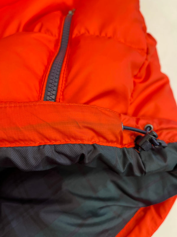 ラルフローレン RalphLauren ダウンジャケット フード バイカラー オレンジ×青 ジャケット ブルー Sサイズ 101MT-5391