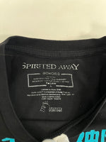 US US古着 Spirited Away 千と千尋の神隠し 映画 MOVIE T-shirts ムービーTシャツ 黒 キャラT  海外版 Tシャツ ブラック Lサイズ 101MT-4670