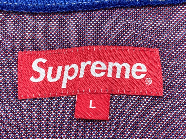 シュプリーム SUPREME World Famous Jacquard Track Jacket ワールド フェイマス ジャカード トラック ジャケット 灰 ジャケット ロゴ グレー Lサイズ 104MT-1525