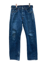 リーバイス Levi's 90s 90年代 501XXc USA製 555 バレンシア 37モデル 復刻 LVC ジーパン ジーンズ 紺 青 無地 デニム ネイビー W33 L36 104MB-321