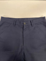 コムデギャルソン COMME des GARCONS COMME des GARCONS SHIRT フランス製 切り替えダブルニー ウールパンツ 紺 S20160 スラックス ネイビー XS 101MB-767